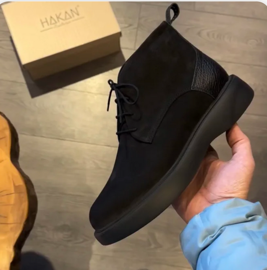 bottines Chukka en cuir nubuck