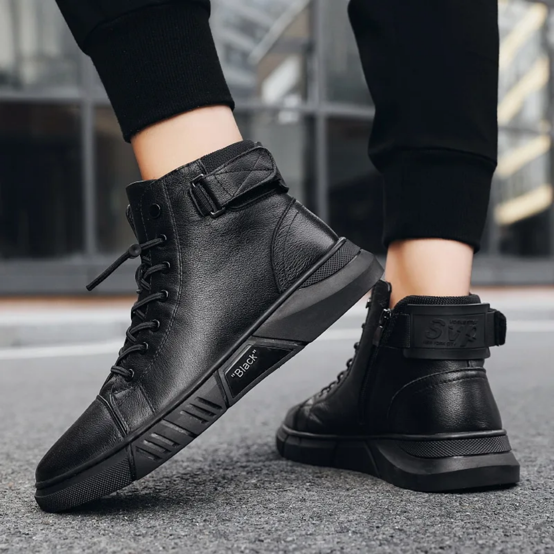 Bottes Martin en cuir véritable