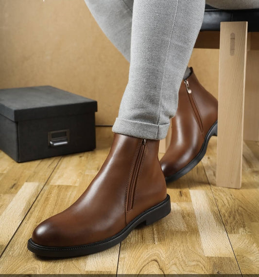 Bottines Dolcino en cuir véritable
