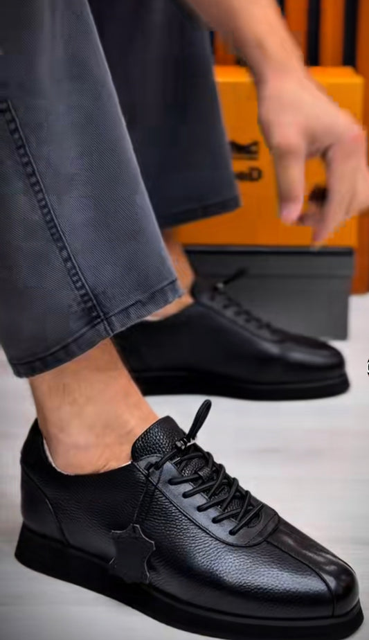 Basket Alex Giardini en cuir véritable