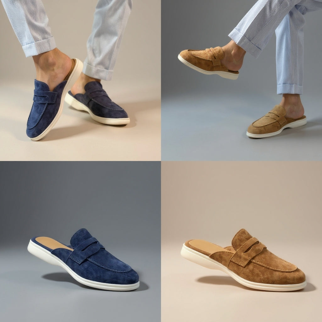 Mocassin homme en cuir véritable