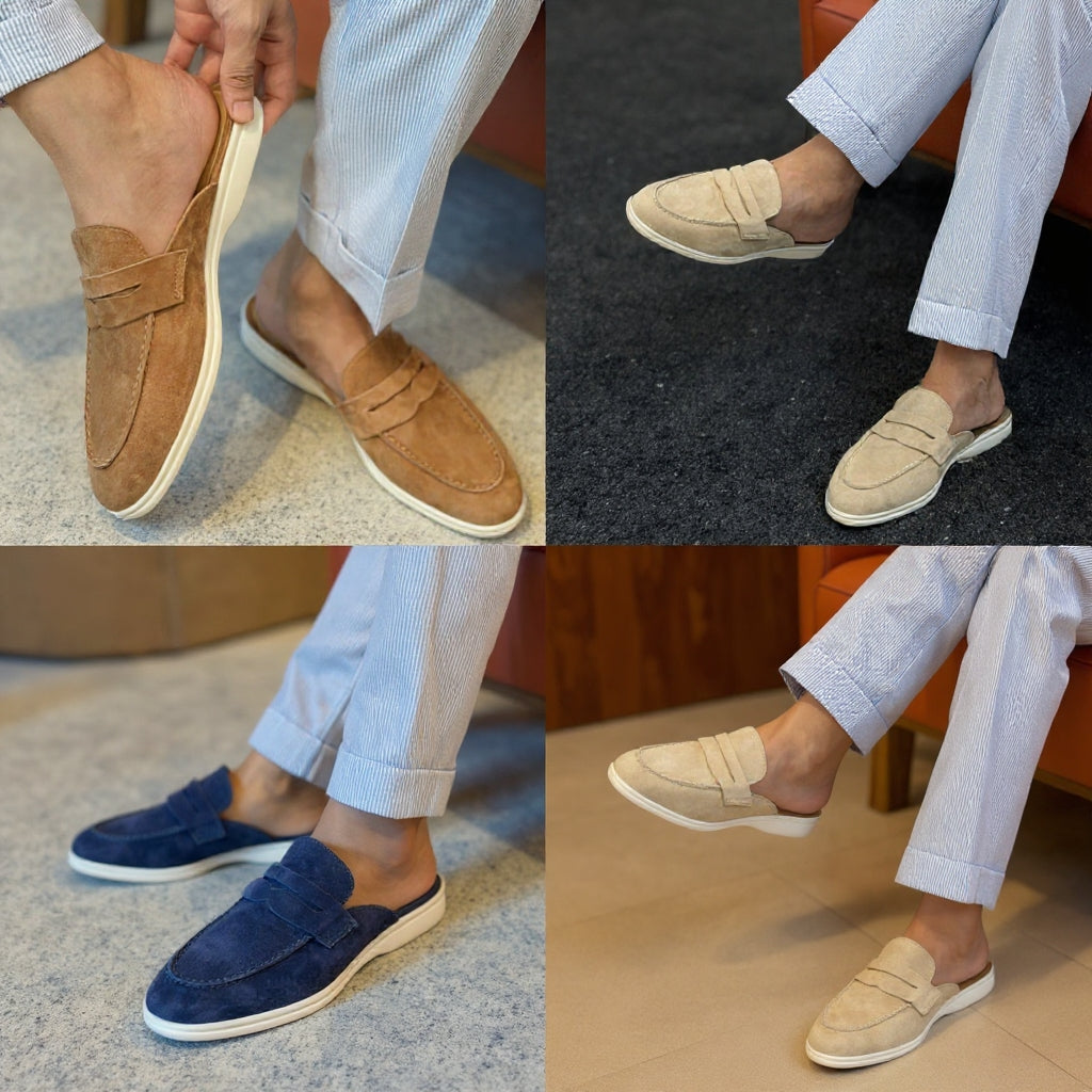 Mocassin homme en cuir véritable