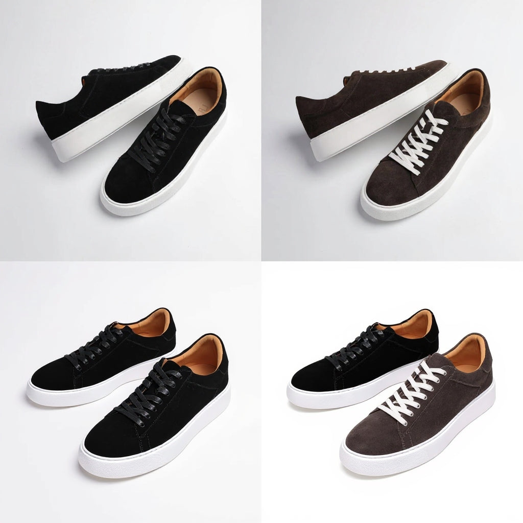 Baskets en cuir suédé pour homme