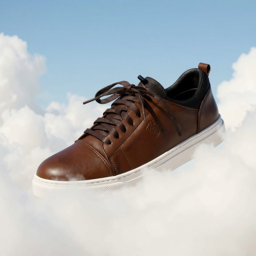 Chaussure oxford pour homme en cuir véritable