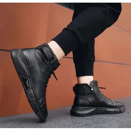Bottes Martin en cuir véritable