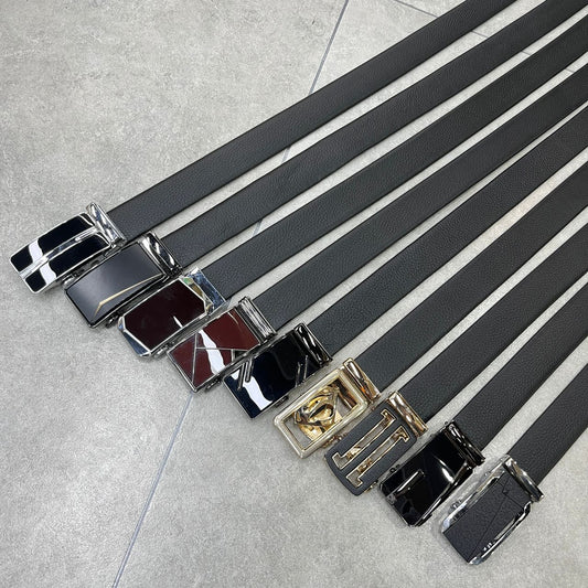 Ceinture de luxe en cuir véritable