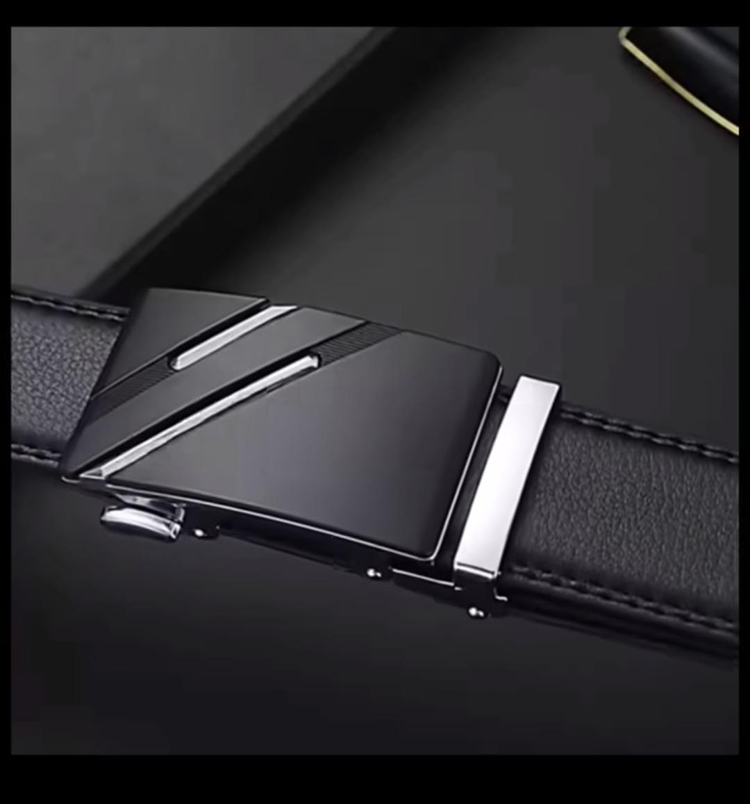Ceinture de luxe en cuir véritable