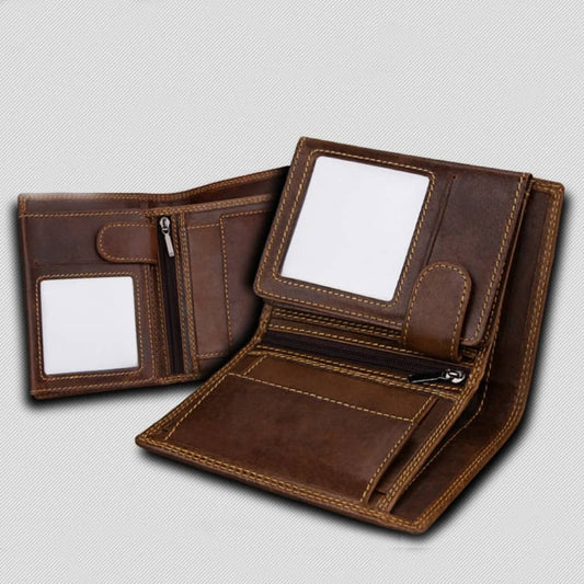 Portefeuille homme en cuir véritable