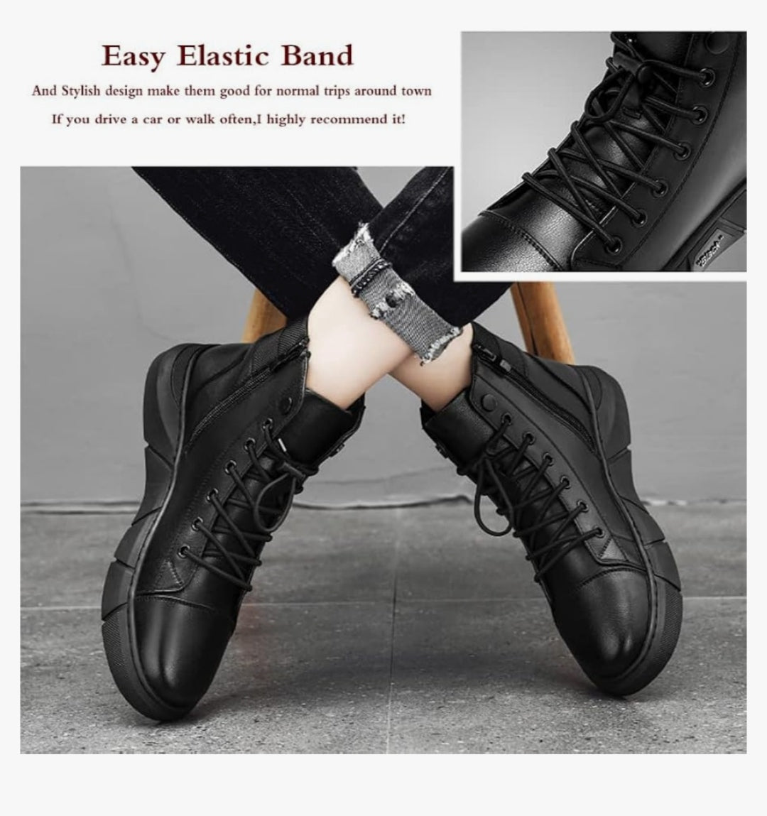 Bottes Martin en cuir véritable