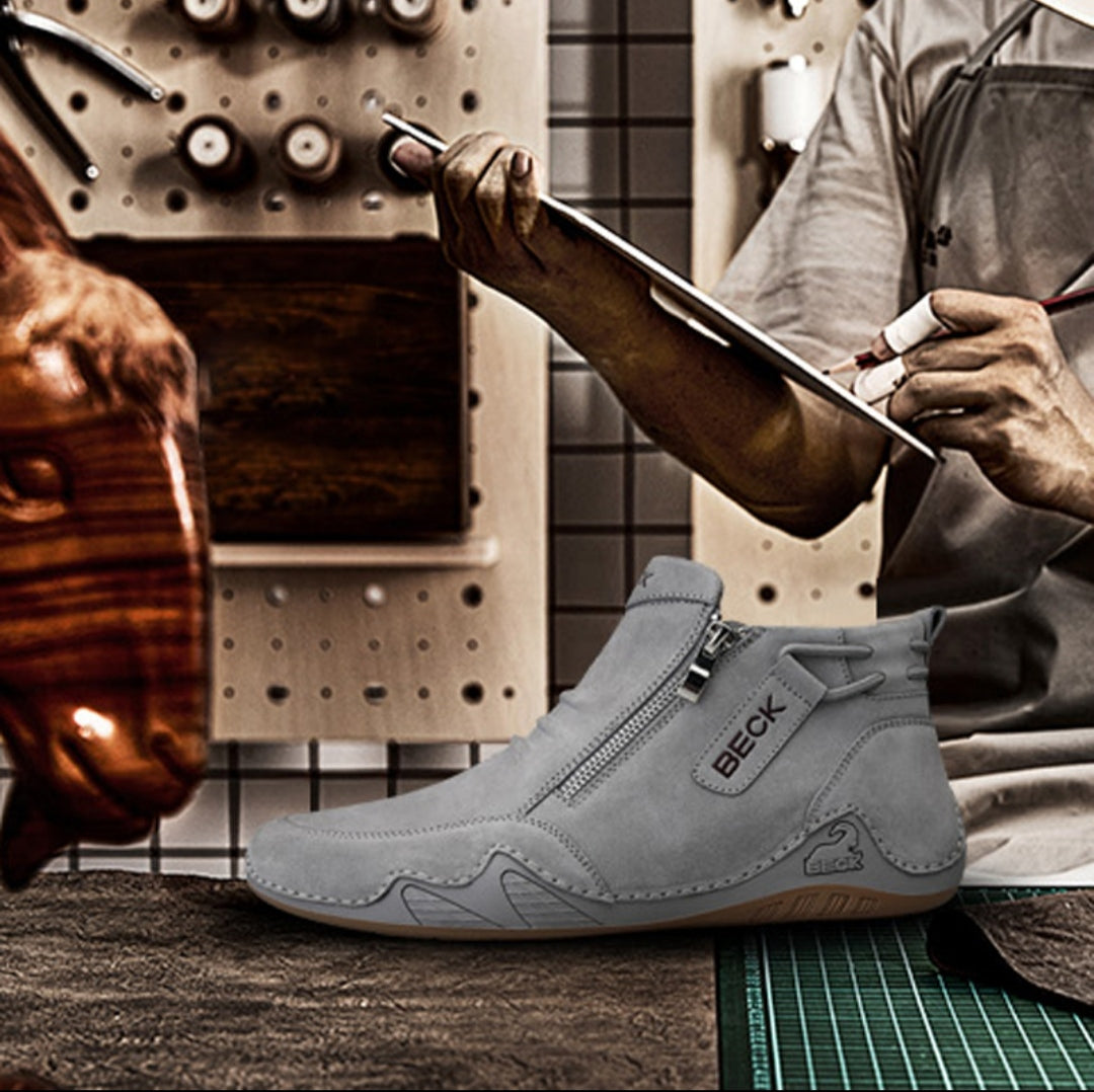 Bottes Italien en cuir véritable