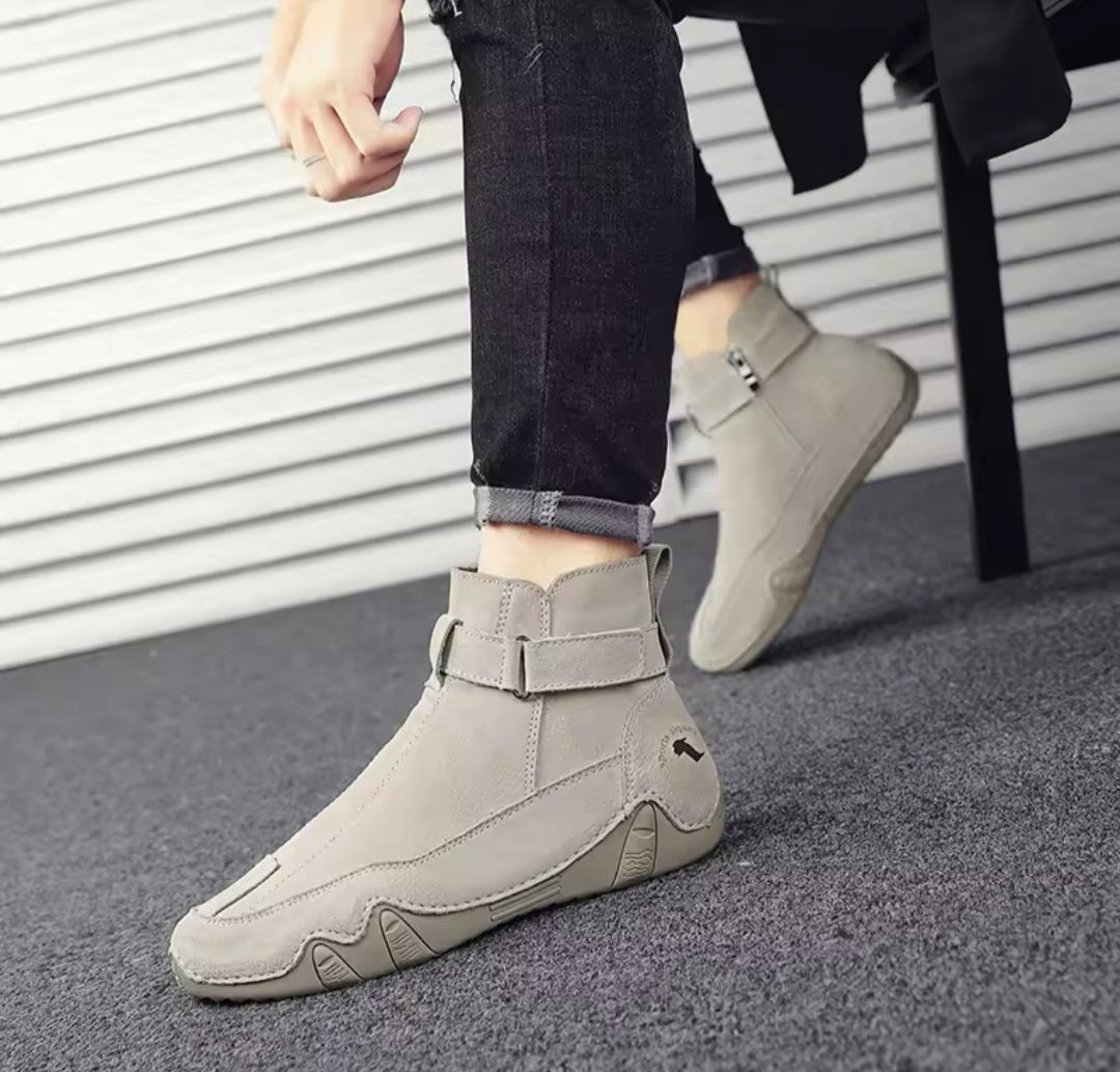 Bottes Italien en cuir véritable