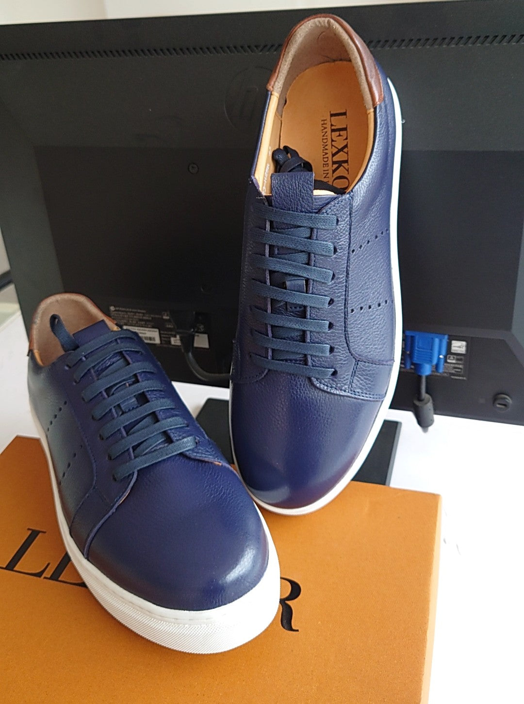 Chaussure en cuir véritable